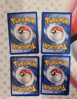 4 Vintage Pokemon Card Lot - (LP-HP) - Image 2