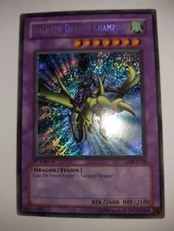 Gaia The Dragon Champion 2002 LOB-A125 1st Edition Yugioh Card-Mint/NP - Image 1