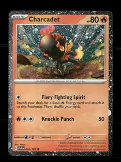 Charcadet 026/182 Holo Miscellaneous Cards & Products NM/M Pokemon - Image 1
