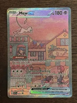Pokemon Mew EX TCG Black Star Promo Card SVP053 UPC NM Condition - Image 1