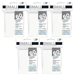 Trading Card Supplies -Ultra Pro DECK PROTECTORS -WHITE (Lot of 5 Packs) (Small) - Image 1