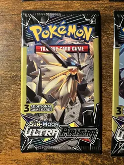Pokemon Sun & Moon Ultra Prism 3 Card Mini Booster Packs 4 Packs - Image 4