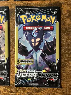 Pokemon Sun & Moon Ultra Prism 3 Card Mini Booster Packs 4 Packs - Image 5