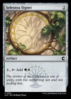 MTG Selesnya Signet [CLU] #227 - Image 1