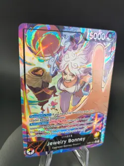 One Piece TCG Jewelry Bonney EB04-001 OP15 Alt Art Leader - Image 4