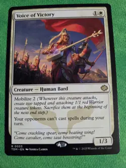 Voice of Victory Tarkir: Dragonstorm Regular NM - Image 1