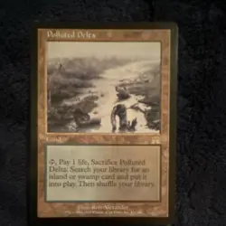 Magic: The Gathering (MTG) Polluted Delta, Onslaught Rare Land, Regular - Image 1