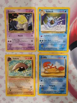 4 Vintage Pokemon Card Lot - (LP-HP) - Image 1