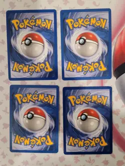 4 Vintage Pokemon Card Lot - (LP-HP) - Image 2