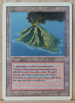 Volcanic Island x1 Revised Edition Magic the Gathering MTG - Image 1