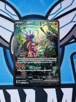 Koraidon ex 247/198 Scarlet And Violet Base Illustration Rare Pokemon Card - Image 1