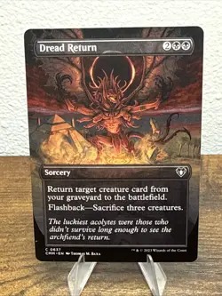 Dread Return (Borderless) Commander Masters Regular - Image 1