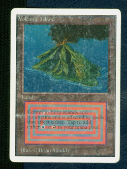 VOLCANIC ISLAND 1993 UNLIMITED EDITION Magic the Gathering - Image 1