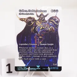 Golbez, Clad in Darkness Syr Konrad, the Grim Showcase Foil 10 FCA MTG NM - Image 2