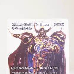 Golbez, Clad in Darkness Syr Konrad, the Grim Showcase Foil 10 FCA MTG NM - Image 3