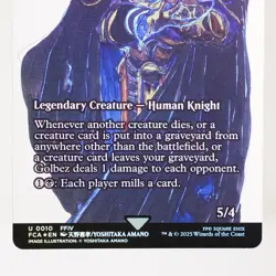 Golbez, Clad in Darkness Syr Konrad, the Grim Showcase Foil 10 FCA MTG NM - Image 4