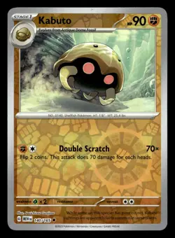 Kabuto 140/165 Reverse Holo 151 Pokemon NM - Image 1