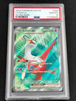 Pokemon 2024 Latias EX 220/191 PSA 10 - Image 1