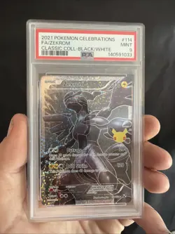 2021 POKEMON SWORD & SHIELD CELEBRATIONS ZEKROM CLASSIC COLLECTION PSA 9 - Image 1