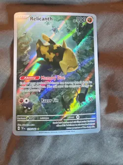 ​Relicanth 173/162 Temporal Forces Illustration Rare Full Art Holo Pokemon TCG N - Image 1