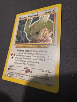 Shining Noctowl 110/105 Neo Destiny Holo Secret Rare English 60HP Unlimited - Image 2
