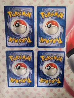 4 Vintage Pokemon Card Lot - (LP-HP) - Image 2