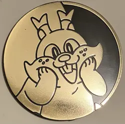 Official Pokemon TCG Coin Greedent Gold 2” Journey Together Blister Coin New - Image 1