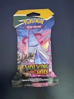 Pokemon TCG Sword & Shield Evolving Skies Sleeved Booster Pack (Duraladon) - Image 1