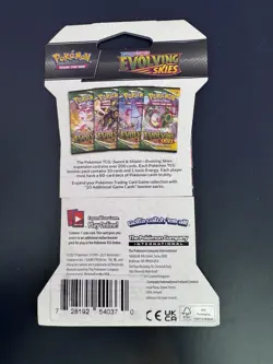 Pokemon TCG Sword & Shield Evolving Skies Sleeved Booster Pack (Duraladon) - Image 2