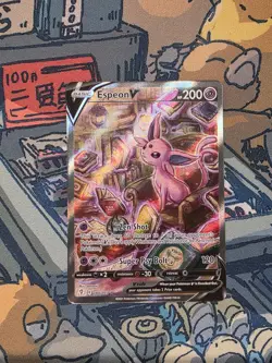 2021 Pokemon Espeon V Evolving Skies Alt Art #180/203 NM - Image 1