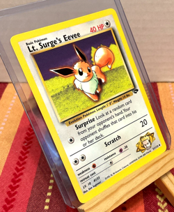 POKEMON Lt. Surge's Eevee 51/132 Gym Challenge Set, Uncommon, NM Condition - Image 2