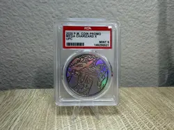 PSA 9 - 2025 P.M. COIN PROMO, MEGA CHARIZARD X UPC, GRADED METAL COIN, POKEMON - Image 1