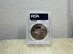 PSA 9 - 2025 P.M. COIN PROMO, MEGA CHARIZARD X UPC, GRADED METAL COIN, POKEMON - Image 2