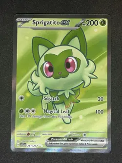 Pokemon TCG Sprigatito ex 251/217 Ultra Rare ME: Ascended Heroes Holo NM/M - Image 1