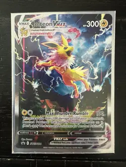 Pokemon Jolteon VMAX SWSH184 Alt Art Special Illustration Rare Promo - Image 1
