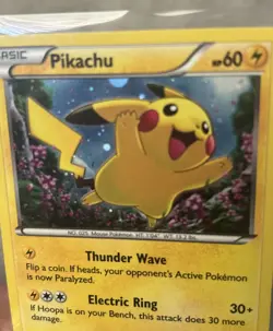 Pokemon Pikachu TCG Black Star Promos XY89 Holo Cosmo - Image 2