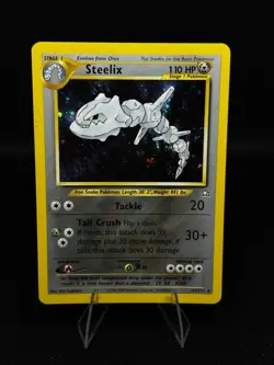 Pokemon TCG Steelix Holo Neo Genesis 15/111 Unlimited Holo Rare MP - Image 1