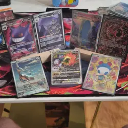 Pokemon Lot GENGAR 193/162 CHARIZARD VSTAR SWSH262 DUSKNOIR ORICORIO MINT ++++ - Image 1