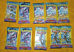 Pokemon TCG Lot 100 Packs! Sun & Moon Guardians Rising 3-packs Pokemon - Image 2