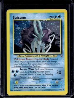 2001 Pokemon Neo Revelation Suicune Holo #14/64 - Image 1