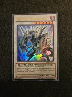 Celestial Wolf Lord, Blue Sirius (SHSP-EN090) - Ultra Rare - 1st Edition - Image 1
