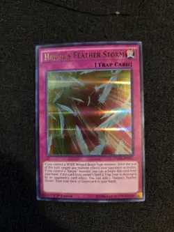 Yugioh Harpie's Feather Storm DUSA-EN027 Ultra Rare 1st Ed - LP - Image 1