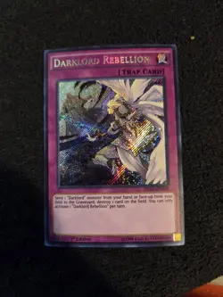 1X DARKLORD REBELLION DESO-EN036 SECRET 1ST NEAR MINT YUGIOH - Image 1