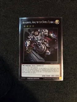 Artorigus, King of the Noble Knights NKRT-EN037 Limited - Yu-Gi-Oh Platinum Rare - Image 1