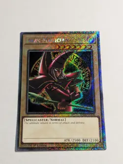 Yugioh Dark Magician RA04-EN106 1st Edition Platinum Secret Rare NM - Image 1