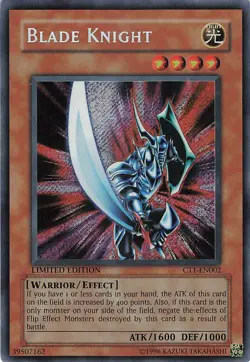 Yu-Gi-Oh! TCG Blade Knight Secret Rare - Image 1