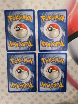 4 Vintage Pokemon Card Lot - (LP-HP) - Image 2