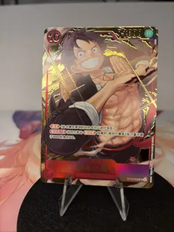 Monkey D. Luffy ST10-006 Promo One Piece Chinese 1st Anniversary Set 2024 - Image 4