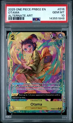 2025 ONE PIECE PRB02-PREMIUM BOOSTER THE BEST- VOL.2 OTAMA PSA 10 - Image 1