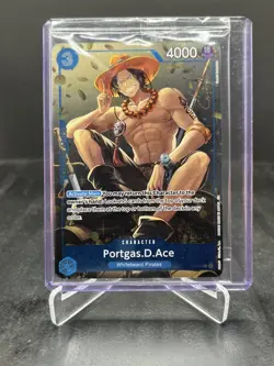 One Piece Tin Pack Set Vol.2 Portgas D. Ace Promo Foil #P-074 (Sealed) - Image 1